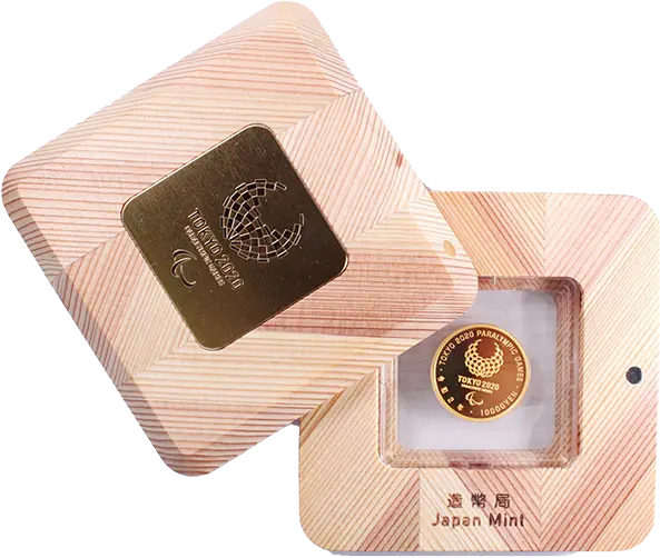 東京2020パラリンピック1万円金貨 4次箱２