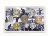 ゴジラ70周年貨幣セット 表