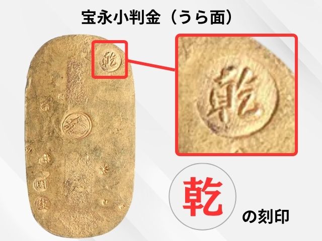 宝永小判金　小判　大判金　古銭　レトロ　アンティーク　古物 宝永小判金（乾字小判）の買取価格 | 株式会社アンティーリンク