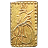 明治二分判金 裏