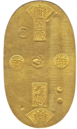 天保五両判金表