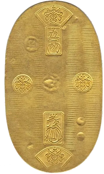 天保五両判金表