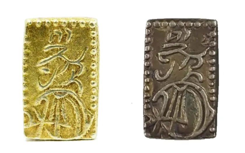 天保二朱金の比較