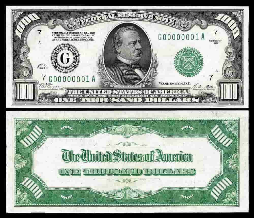 1000ドル紙幣-wikipediaより引用