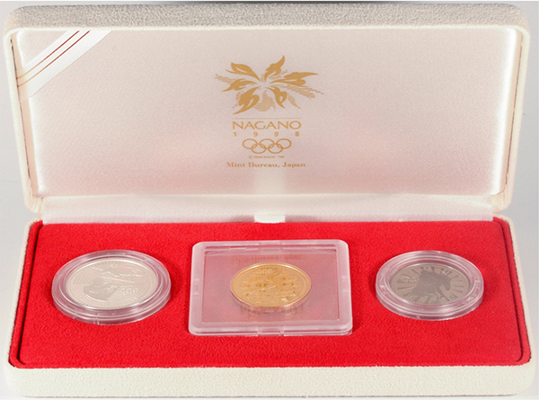 超可爱 ongoing 長野オリンピック記念 貨幣セット 旧貨幣/金貨/銀貨 