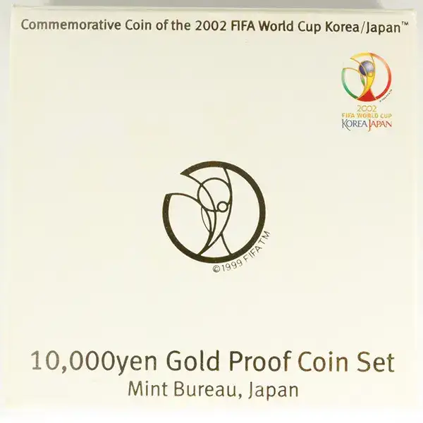 日韓ワールドカップ記念1万円金貨外箱