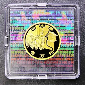 郵便制度150周年記念1万円金貨のアイキャッチ