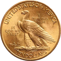 アメリカ インディアン金貨のイーグル