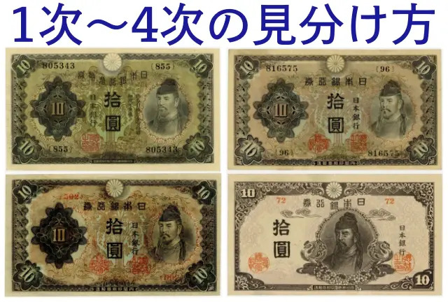 和気清麻呂10円札４種類（1次〜4次）の見分け方 | 株式会社アンティー