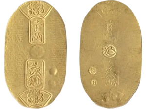 万延小判金表裏
