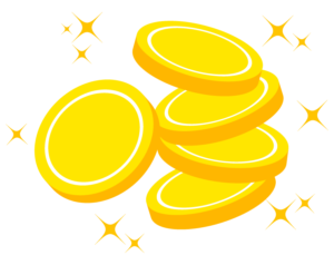 金貨のイラスト