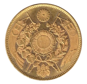旧10円金貨裏面