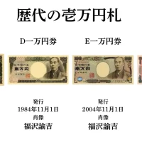 歴代1万円札