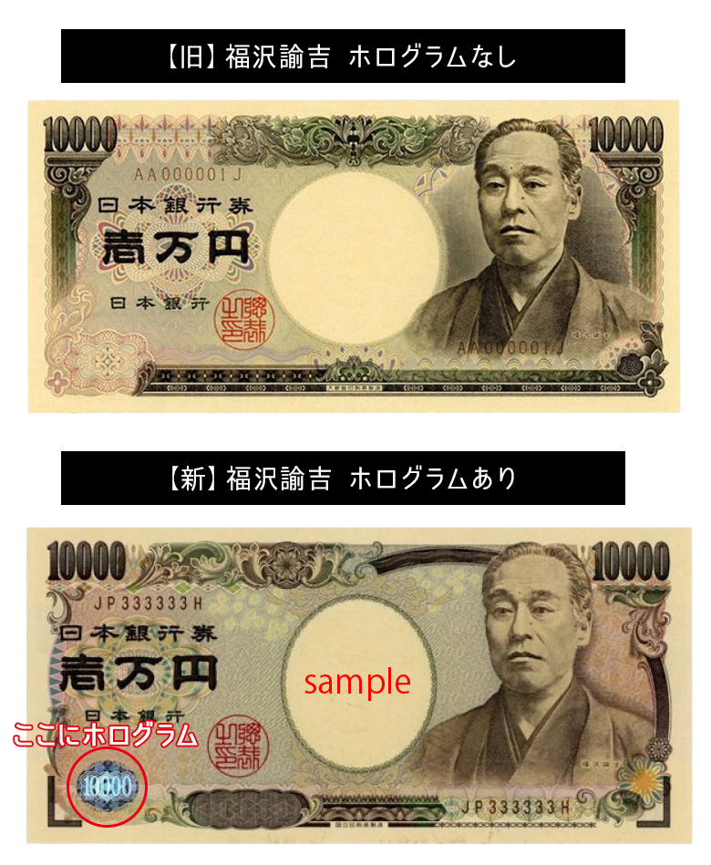 印刷エラー紙幣 1万円札(現行紙幣) - 貨幣
