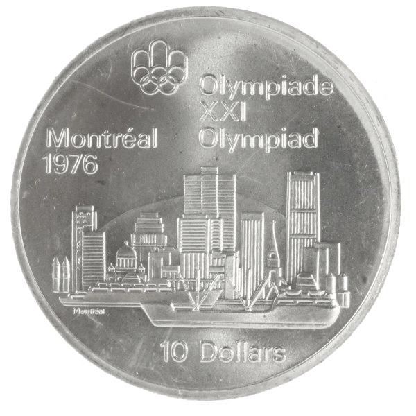 モントリオール記念町の風景10ドル表
