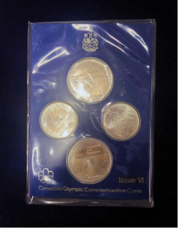 カナダ モントリオールオリンピック記念銀貨