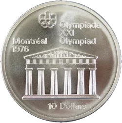 モントリオール記念神殿10ドル表