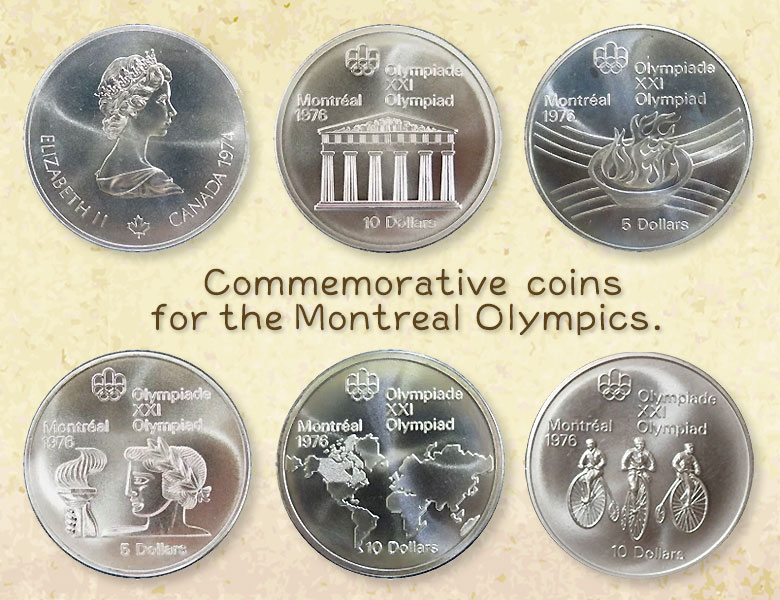 モントリオール オリンピックの記念銀貨