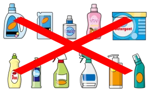 洗剤はNG