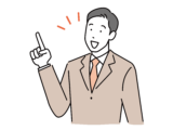 説明する男性