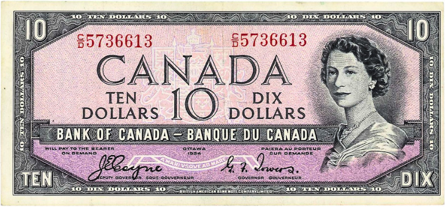カナダの「デビルズフェイス」紙幣