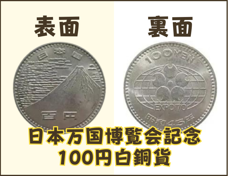 EXPO'70記念100円硬貨の特徴