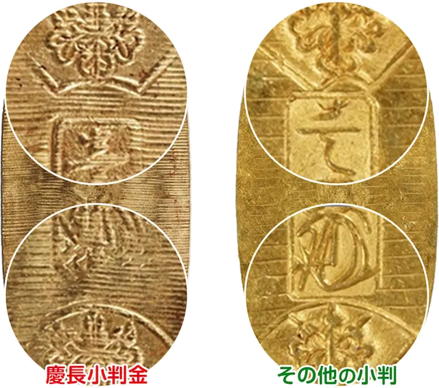 慶長小判金細目打ち