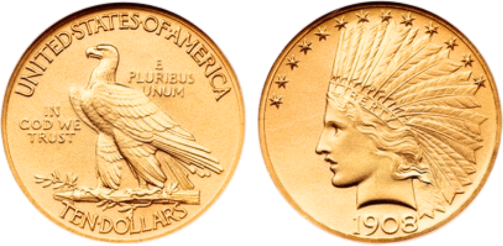アメリカ インディアン金貨
