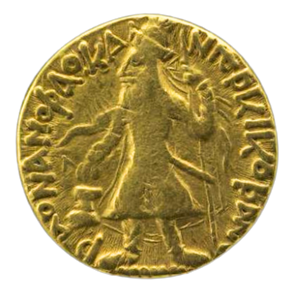 最初のインド金貨