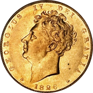 ジョージ4世 1ソブリン金貨
