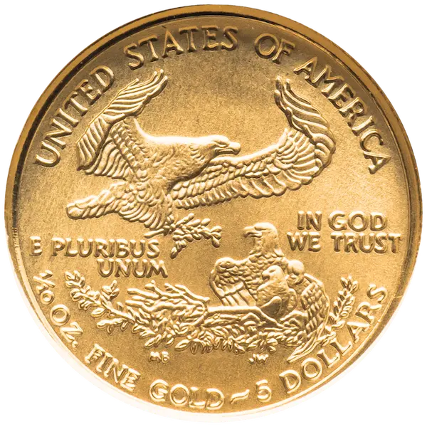 アメリカンイーグル金貨裏