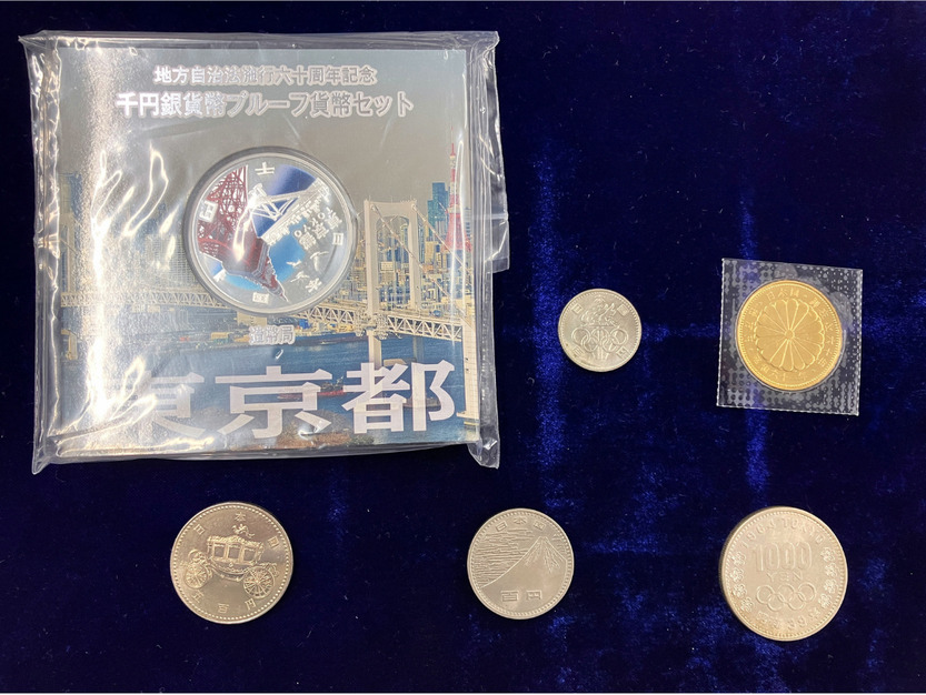 ６０周年記念千円銀貨幣 記念硬貨 まとめ売り 11個 - コレクション