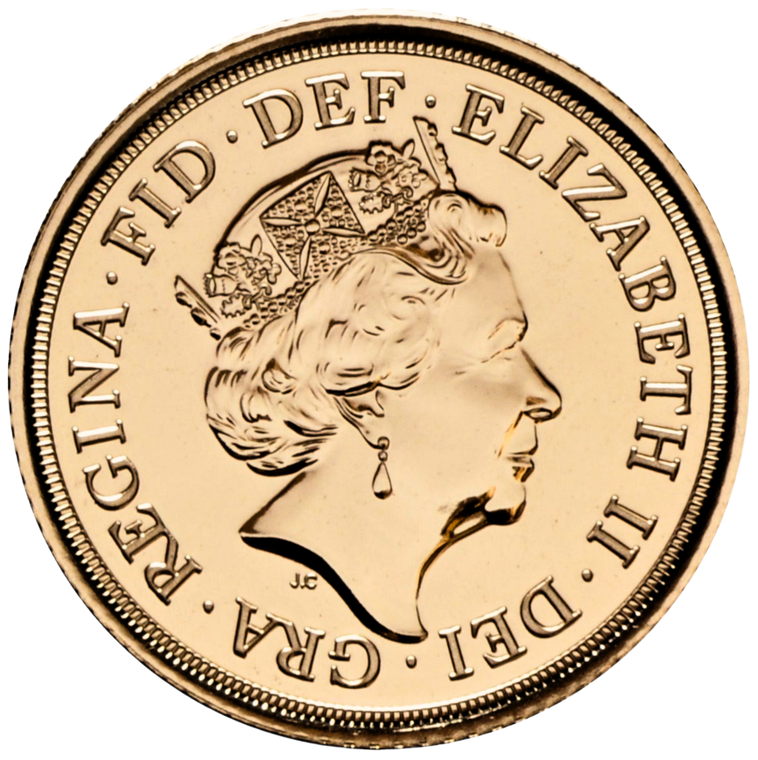 イギリス ソブリン金貨 エリザベス2世