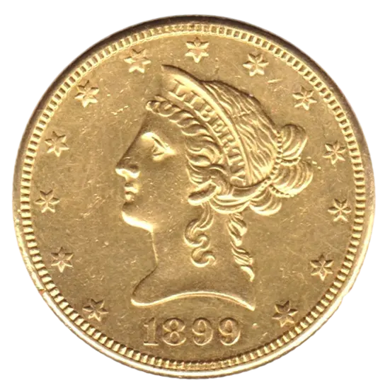 リバティヘッド金貨表