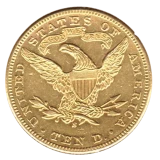 リバティヘッド金貨裏
