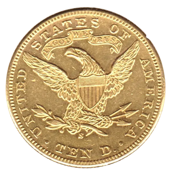 リバティヘッド金貨裏