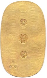 万延大判金たがね打ち裏