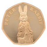 ピーターラビット金貨裏