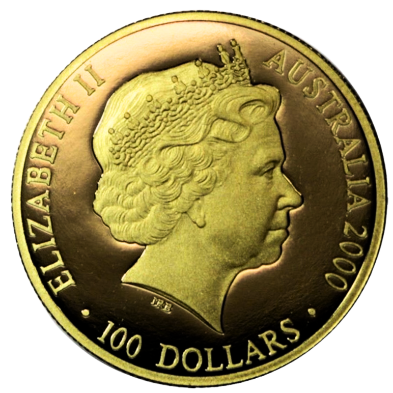 シドニーオリンピック記念金貨　エリザベス2世