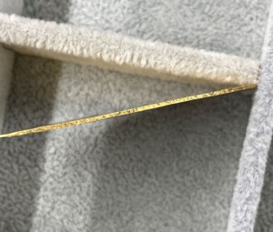 文政小判金 （草文小判）のエッジ
