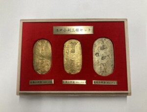 元文小判金 （真文小判）、文政小判金 （草文小判）、天保小判金 （保字小判）　3種類セットの買取実績