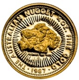 ナゲット金貨の裏