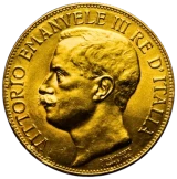 イタリア王国建国50周年記念金貨表