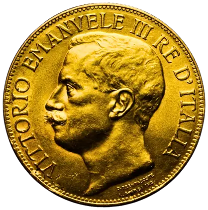 イタリア王国建国50周年記念金貨表