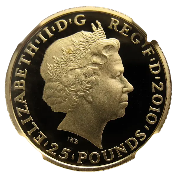 ロンドンオリンピック記念金貨表