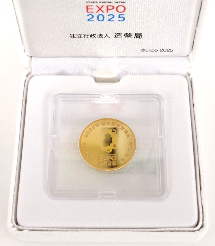 ミャクミャク金貨の裏面