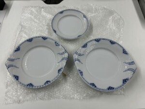 ロイヤルコペンハーゲン プリンセスシリーズ プレート3枚（兵庫県・三宮市の買取実績）