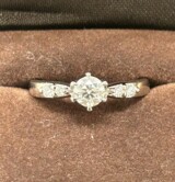 プラチナ(Pt900) ダイヤリング 0.3Ct【北海道旭川市の買取実績】