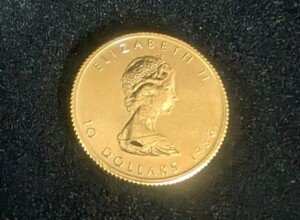 カナダ メイプルリーフ金貨　純金 1/4オンス（横浜・金沢区）