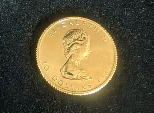 カナダ メイプルリーフ金貨　純金 1/4オンス（横浜・金沢区）